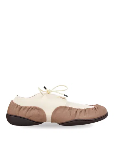 Trippen Lace-up Cup Shoes In White