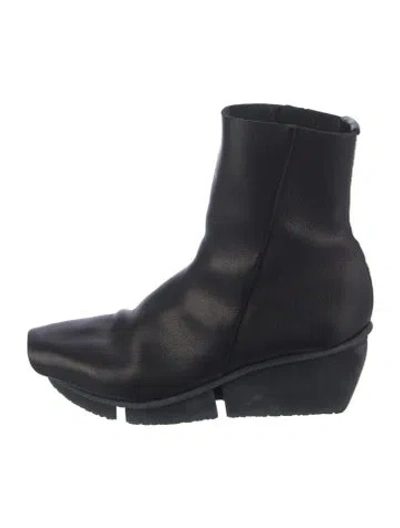 Pre-owned Trippen Leather Boots In Black/blue