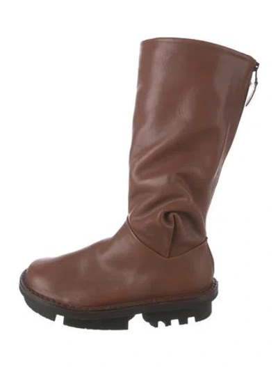 Pre-owned Trippen Leather Boots In Brown