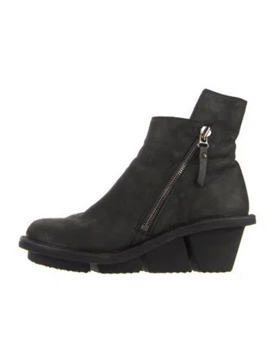 Pre-owned Trippen Leather Boots In Green
