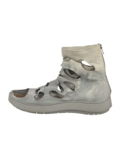 Pre-owned Trippen Leather Gladiator Sandals In Multicolor