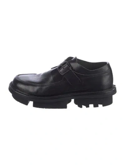 Pre-owned Trippen Leather Oxfords In Black