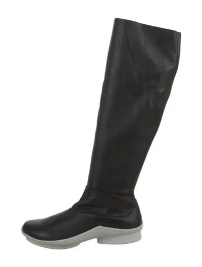 Pre-owned Trippen Leather Riding Boots In Black