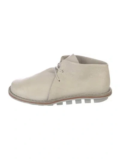 Pre-owned Trippen Leather Sneakers In Neutral