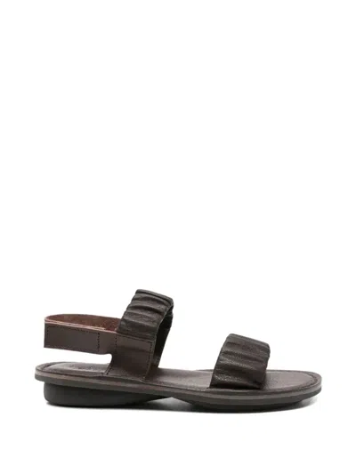 Trippen "pacific" Flat Sandals In Brown