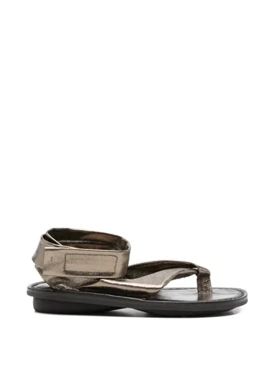 Trippen "sensual" Flat Sandals In Metallic