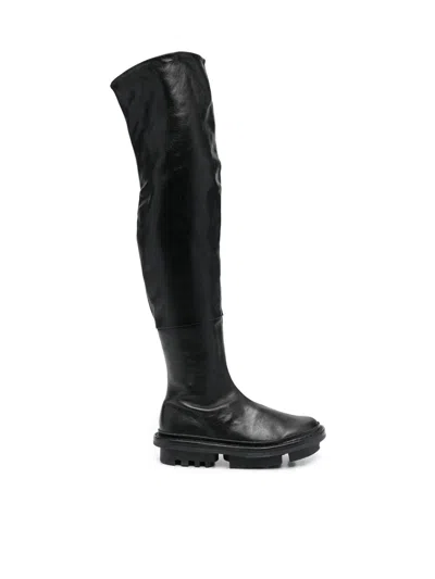 PS BY PAUL SMITH STAGE BOOTS WITH SIDE ZIP,STAGE.F.SAT.LXP BLACK