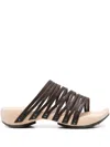 Trippen Stretch F Slides In Brown