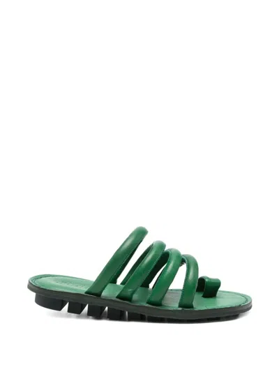 Trippen "threads" Flat Sandals In Green