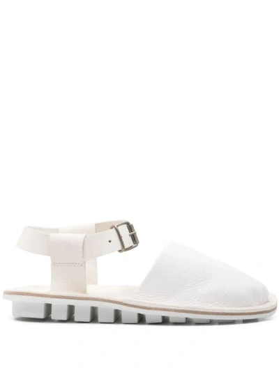 Trippen Buckle-fastening Leather Sandals In White