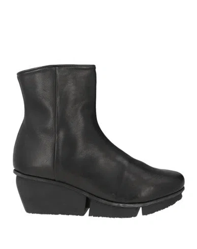 Trippen Woman Ankle Boots Black Size 8 Leather