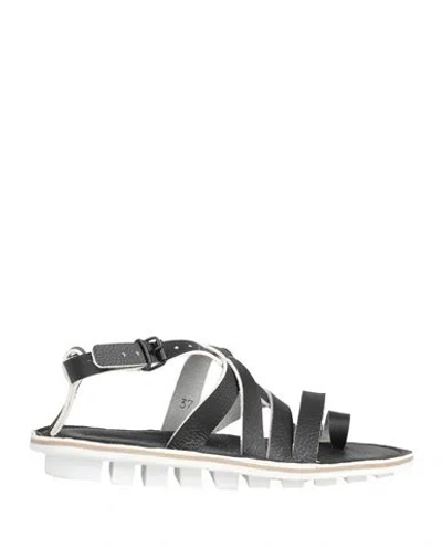 Trippen X Ivo Milan Woman Sandals Black Size 8 Leather