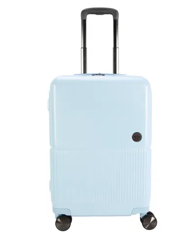 Trips Luggage Flight Plan 22" Hardside Spinner Luggage, Created For Macy's In Cool Blue