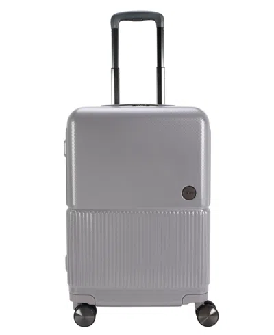 Trips Luggage Flight Plan 22" Hardside Spinner Luggage, Created For Macy's In Titanium