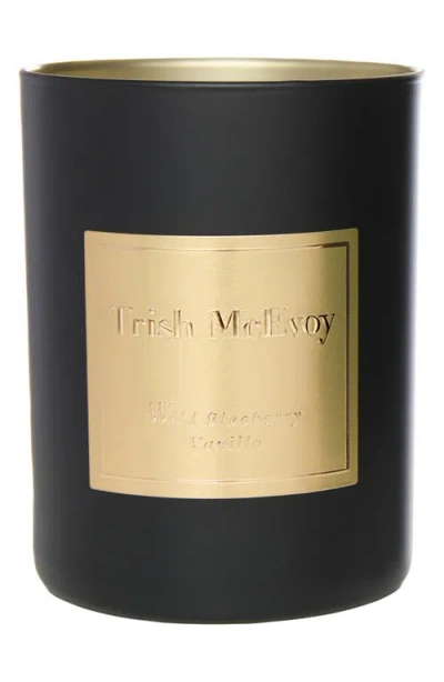 Trish Mcevoy Black Wild Blueberry Vanilla Scented Candle In No Color