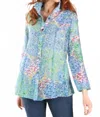 Trisha Tyler Monet Blouse In Blue