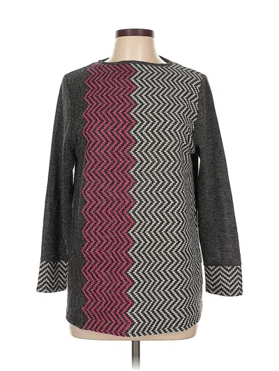 Pre-owned Trisha Tyler Pullover Sweater In Black