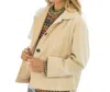 Trisha Tyler Short 2 Pocket Jacket In Ivory In Multi