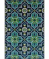 Trisha Yearwood Home Renew Bluffton 5' X 7'3" Area Rug In Sapphire