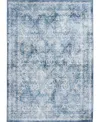 Trisha Yearwood Home Revitalize Washable Victoria 5' X 7' Area Rug In Blue,gray