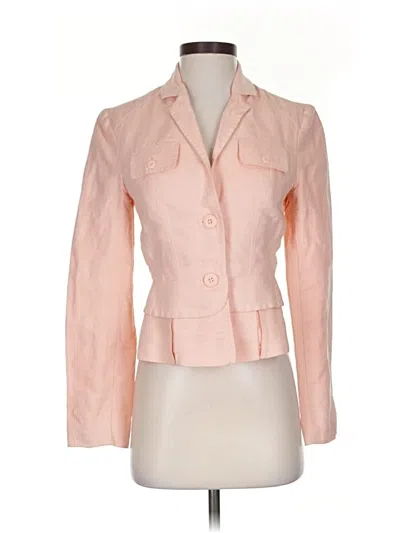Pre-owned Tristan & Iseut Blazer Jacket In Pink