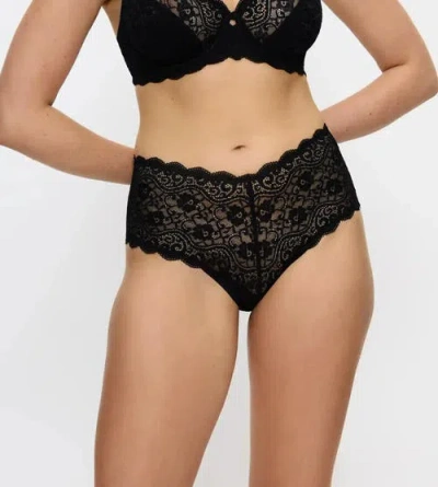 Triumph Amourette High-waisted Lace Brief In Black