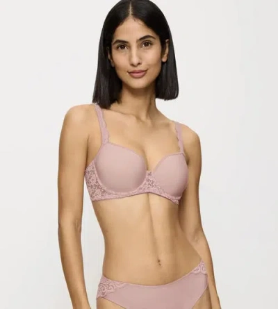 Triumph Amourette Seamless Spacer T-shirt Bra In Purple