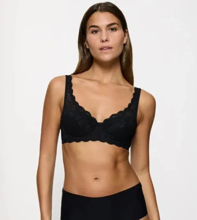 Triumph Amourette Stretch Lace Underwire Bra In Black