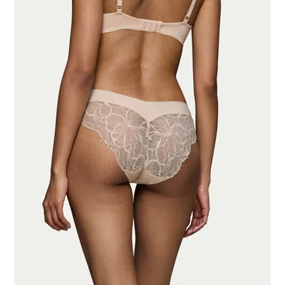 Triumph Body Make-up Illusion Lace Highleg Tai In Sand