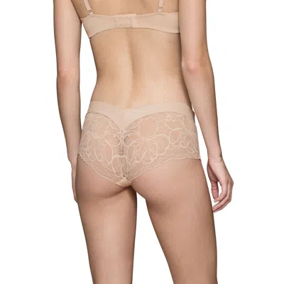 Triumph Body Make-up Illusion Lace Shorty In Neutral
