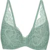 Triumph Body Makeup Illusion Lace Demi Bra In Green