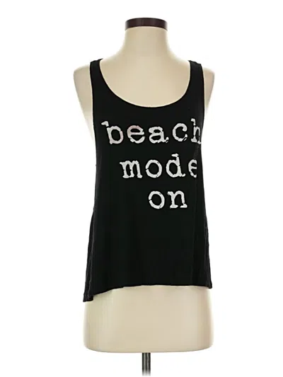 Pre-owned Triumph Tank Top Black Strapless Neckline Tops