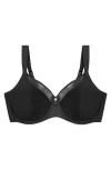 Triumph True Shape Sensation Minimizer Bra In Black