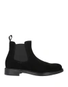Triver Flight Man Ankle Boots Black Size 10 Soft Leather In Black