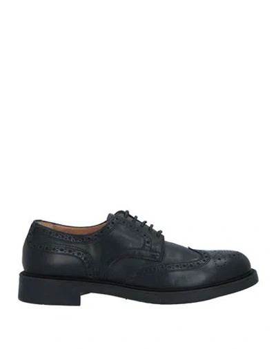 Triver Flight Man Lace-up Shoes Black Size 13 Calfskin