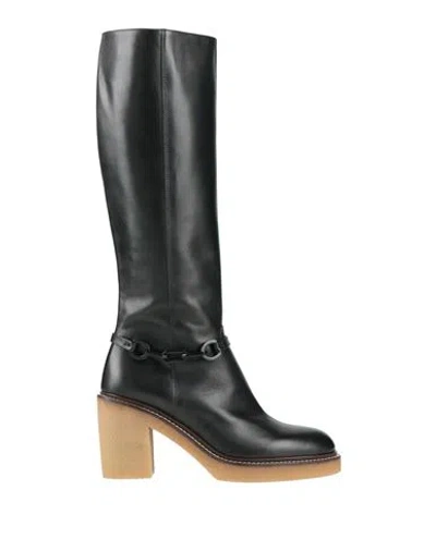 Triver Flight Woman Boot Black Size 10 Leather