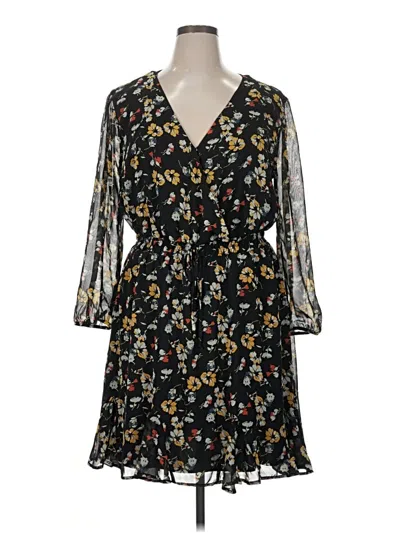 Pre-owned Trixxi Casual Dress In Black