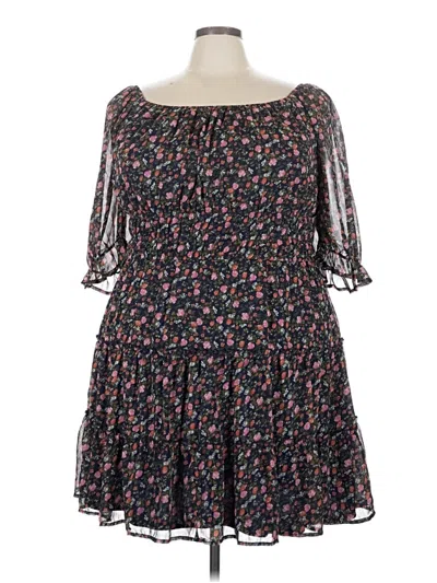 Pre-owned Trixxi Casual Dress In Black