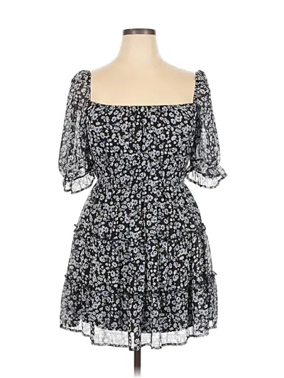 Pre-owned Trixxi Casual Dress In Black