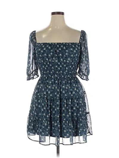 Pre-owned Trixxi Casual Dress In Blue