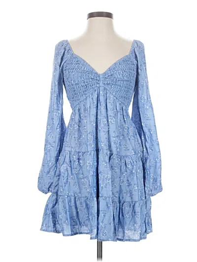 Pre-owned Trixxi Casual Dress In Blue