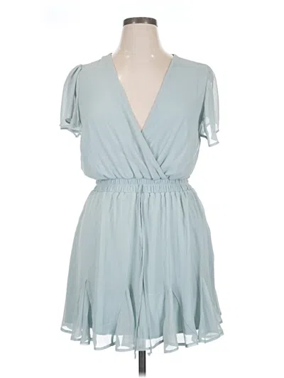 Pre-owned Trixxi Casual Dress In Blue