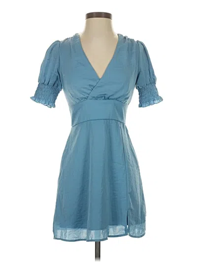 Pre-owned Trixxi Casual Dress In Blue