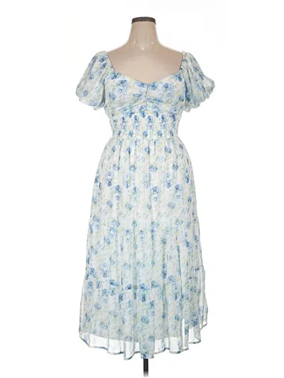 Pre-owned Trixxi Casual Dress In Blue