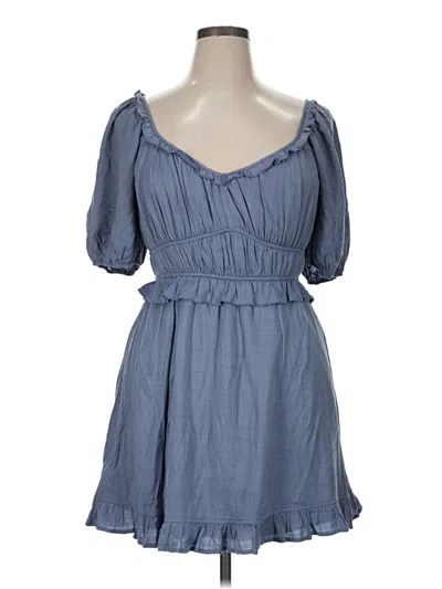 Pre-owned Trixxi Casual Dress In Blue