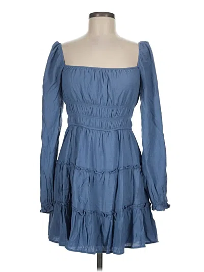 Pre-owned Trixxi Casual Dress In Blue