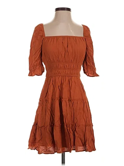 Trixxi Casual Dress In Brown