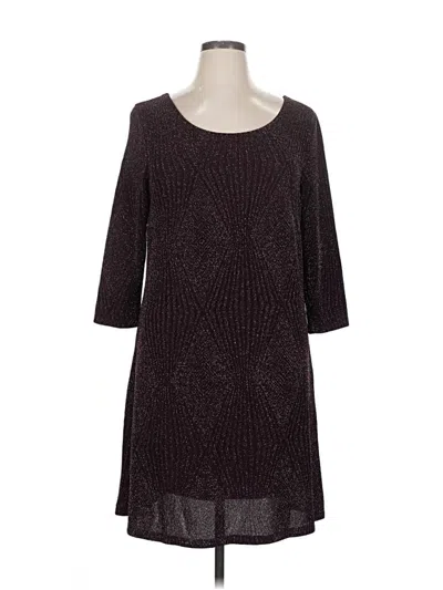 Pre-owned Trixxi Casual Dress In Burgundy