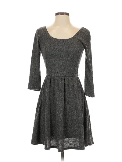 Pre-owned Trixxi Casual Dress In Gray