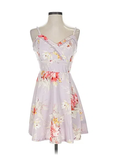 Pre-owned Trixxi Casual Dress In Gray